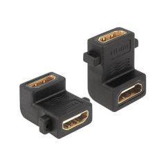 DeLOCK - HDMI coupler - HDMI (F) to HDMI (F) - 90° connec | 65510