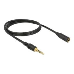 Delock - Audio extension cable - 4-pole mini jack male to | 85631