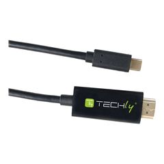 TECHly - Video / audio / data cable - 24 pin | IADAP-USBC-HDMI2TY