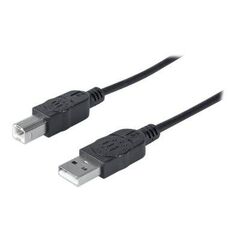 Manhattan USB-A to USB-B Cable, 3m, Male to Male, 480 Mb | 333382
