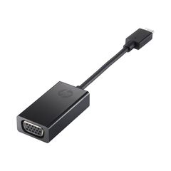 HP - External video adapter - USB-C - D-Sub - black | P7Z54AA#ABB