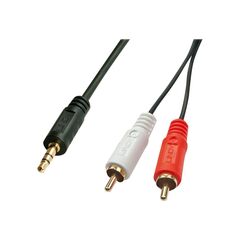 Lindy Premium - Audio cable - RCA x 2 (M) to stereo mini  | 35685