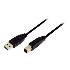 LogiLink - USB cable - USB Type A (M) to USB Type B (M)  | CU0024