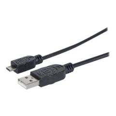 Manhattan USB-A to Micro-USB Cable, 1.8m, Male to Male,  | 307178