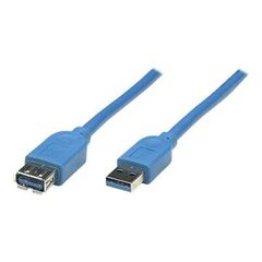 Manhattan USB-A to USB-A Extension Cable, 2m, Male to Fe | 322379