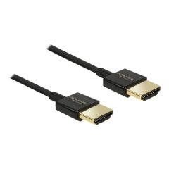 DeLOCK Slim Premium - HDMI with Ethernet cable - HDMI (M) | 84774