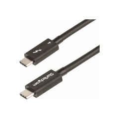 StarTech.com 3ft (1m) Thunderbolt 4 Cable, 40Gbps, 10 | TBLT4MM1M