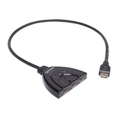 Manhattan HDMI Switch 3-Port, 1080p, Connects x3 HDMI so | 207843
