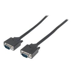 Manhattan VGA Monitor Cable, 3m, Black, Male to Male, HD | 311748