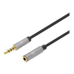 Manhattan Stereo Audio 3.5mm Extension Cable, 1m, Male/F | 356022