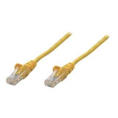 Intellinet Network Patch Cable, Cat6, 0.25m, Yellow, Cop | 739818