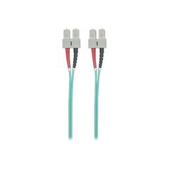 Intellinet Fibre Optic Patch Cable, OM3, SC/SC, 1m, Aqua | 751025