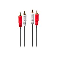 Lindy Premium - Audio cable - RCA x 2 (M) to RCA x 2 (M)  | 35663