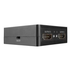 Lindy Compact 2 port HDMI 18G splitter - Video/audio spli | 38358