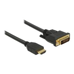 Delock - Adapter cable - HDMI male to DVI-D male - 50 cm  | 85651