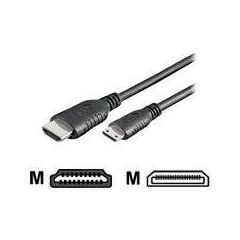 TECHly - HDMI cable - HDMI male to mini HDMI ma | ICOC-HDMI-B-025