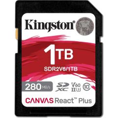 Kingston Canvas React Plus Flash memory card 1 TB SDR2V61TB