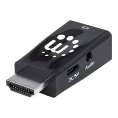 Manhattan HDMI to VGA (with Audio) Converter, 1080p, Mal | 151542