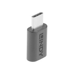 Lindy - USB adapter - 24 pin USB-C (F) to 24 pin USB-C (M | 41893