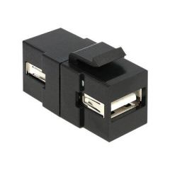 DeLOCK Keystone module - Keystone jack - USB Type A - bla | 86367