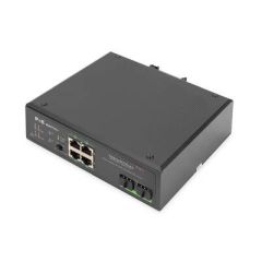 DIGITUS DN-651109 - Switch - unmanaged - 4 x 10/100/1000 (PoE+) +