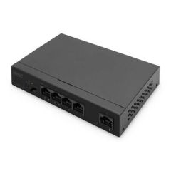Digitus 4- Port Gigabit PoE Netzwerkswitch, Desktop, | DN-95330-1