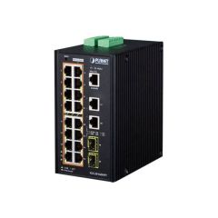 PLANET IGS-20160HPT - Switch - L3 - Managed - 16 x 10/100/1000 (P