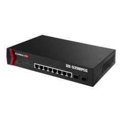 Edimax Pro GS-5208PLG V2 - Switch - smart - 8 x 10/100/1000 (PoE+