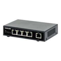 Intellinet - Switch - 4 x 10/100/1000 (PoE+) + 1 x 10/10 | 561839