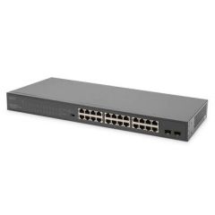 DIGITUS DN-95348-1 - Switch - unmanaged - 24 x 10/100/1000 (PoE+)