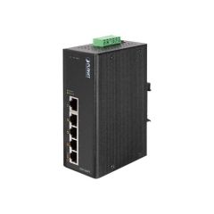 PLANET ISW-504PT - Switch - 4 x 10/100 (PoE) + 1 x 10/100 - DIN r