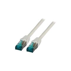 EFB-Elektronik - Patch cable - RJ-45 (M) to RJ-45 (M) - 20 m - 6 mm - SFTP - CAT 6a - IEEE 802.3af/IEEE 802.3at/IEEE 802.3bt - halogen-free, molded, snagless, silicone-free - grey | MK6001.20G, image 