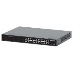 Intellinet 24Port Gigabit Ethernet PoE+ Switch with 2 561891