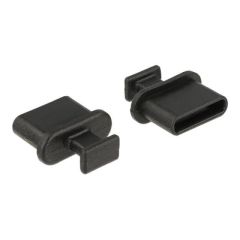 DeLOCK Dust Cover for USB Type-C Female - Dust cover - bl | 64013