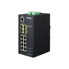 PLANET IGS-12040MT - Switch - Managed - 8 x 10/100/1000 + 4 x Gig