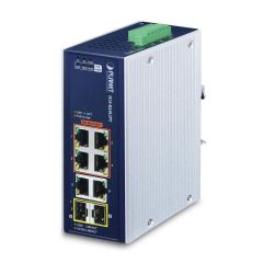 Planet Industrial 4Port GE 802.3at+ 2+ 2 1001000X IGS824UPT