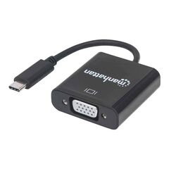 Manhattan USB-C to VGA Converter Cable, 1080p@60Hz, Blac | 151771