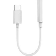 2GO 797008 3.5mm Male USB TypeC Male 0.1 m White Audio 797008