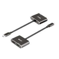 Club 3D Adapter 24 pin USBC (M) to HDMI, DisplayPort CSV1552