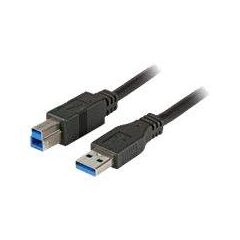 EFBElektronik Enhanced USB cable USB Type B (M) to K5247SW.1,8