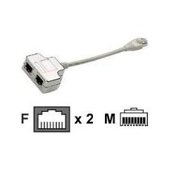 EFBElektronik Network splitter RJ45 (M) to RJ45 K5122.015