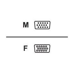 EFBElektronik VGA extension cable HD15 (VGA) (M) to EK322.2