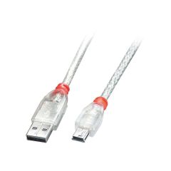 Lindy USB cable USB (M) to miniUSB Type B (M) USB 2.0 20 41780