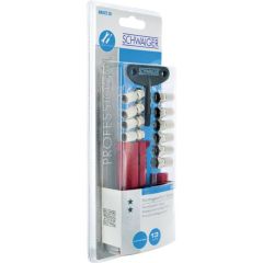 Schwaiger ABISET30531, F-type, Black,Red,Silver, Blister, 10 pc(s)