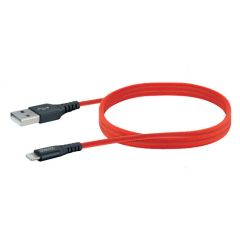 Schwaiger Red - USB A - Lightning - 1.2 m - Male - Male, LPRO410501