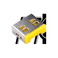 Smart Keeper BasicUSBA Port Blocker yellow 10 Stk. UL03P1YL