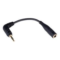 EPOS | SENNHEISER Adapter cable 3,5 mm to 2,5 mm - Headset adapter - stereo micro jack (M) to 4-pole mini jack (F) - 4 cm - for Sennheiser SP 20, SP 20 ML | 506488, image 