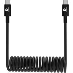 DEQSTER Spiral Charging Cable USB-C, 0.8 m 50736669