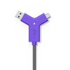 Logitech Swytch. Product colour: Black, Violet, 952000032