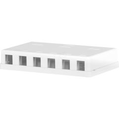 MCAB KEYSTONE BOX 6PORT SURFMOUNTED EC020400006